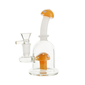 Бонг Mushroom Bubbler 1xShower Percolator - Бонги - Бонги стеклянные - Изогнутые бонги - Магазин домашних увлечений homehobbyshop.ru